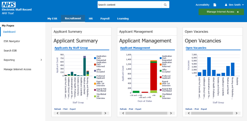 esr-portal-dashboards-esr-education-esr-education-nhs-electronic