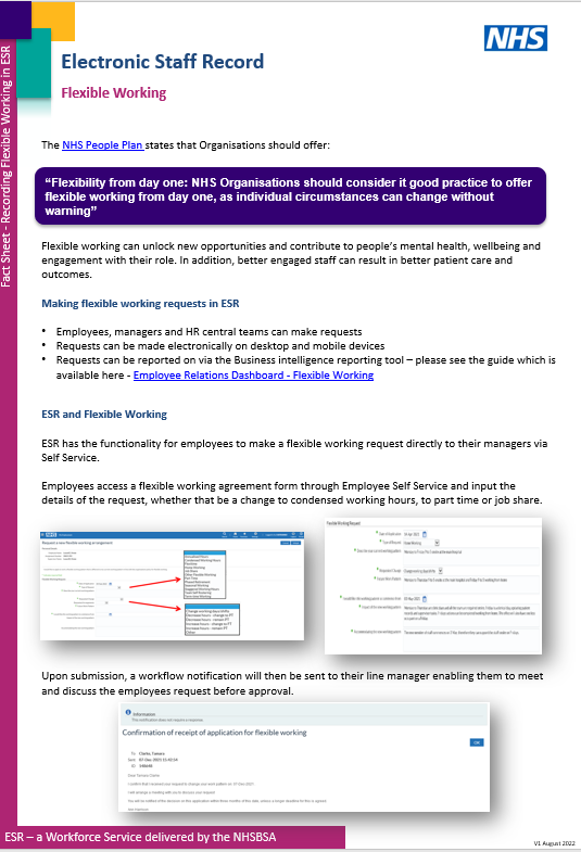 Fact Sheet Flexible Working