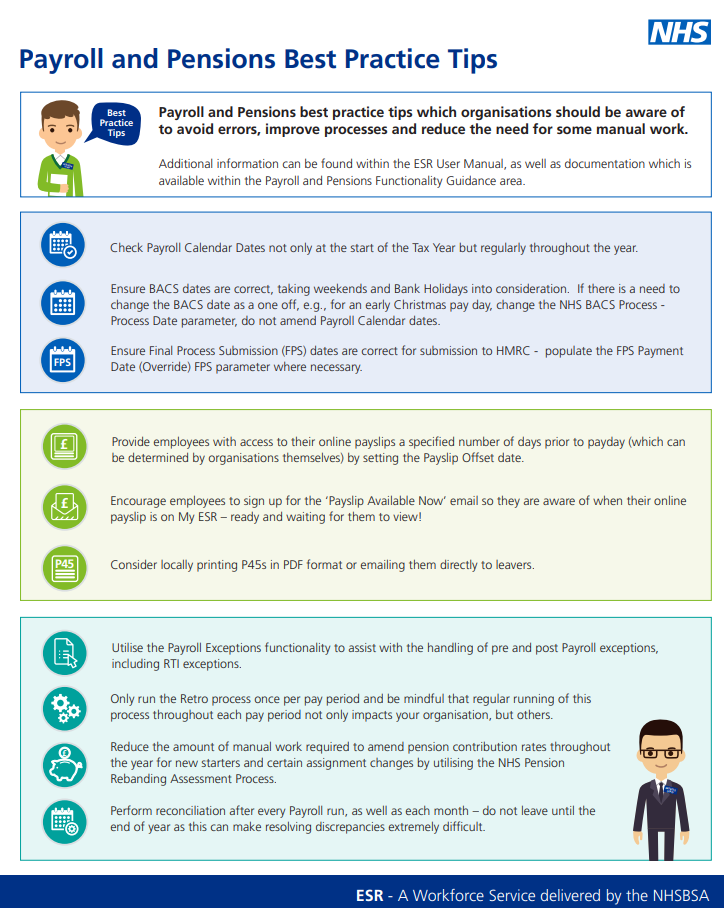 Payroll and Pensions best practice tips