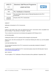 UN3173 - TPLY Notification of Downtime.pdf Thumbnail