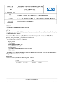 UN3235 - ESR Education Portal Administration Webinar.pdf Thumbnail