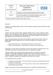UN3244 - Guidance on Recording Industrial Action on ESR.pdf Thumbnail