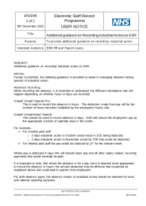 UN3248 - Additional guidance on Recording Industrial Action on ESR.pdf Thumbnail