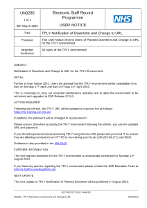 UN3285 - TPLY Notification of Downtime and Change to URL.pdf Thumbnail