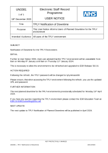 UN3381 - TPLY Notification of Downtime.pdf Thumbnail