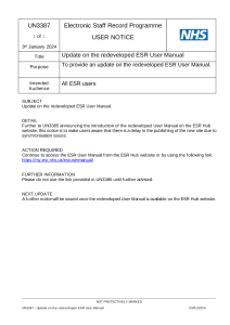 UN3387 - Update on the Redeveloped ESR User Manual.pdf Thumbnail