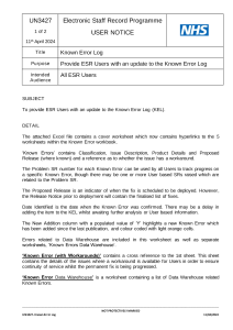 UN3427 - Known Error Log.pdf Thumbnail