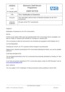 UN3542 - TPLY Notification of Downtime.pdf Thumbnail