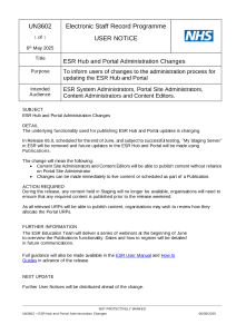 UN3602 - ESR Hub and Portal Administration Changes.pdf Thumbnail