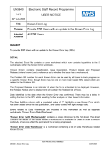 UN3640 - Known Error Log.pdf Thumbnail