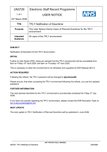 UN3729 - TPLY Notification of Downtime.pdf Thumbnail