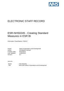 ESR-NHS0245 - Creating Standard Measures in ESR BI 6.0.pdf Thumbnail