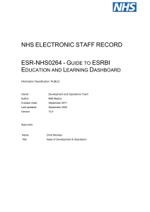 ESR-NHS0264 - Guide to ESRBI Education and Learning Dashboard 12.0 Thumbnail