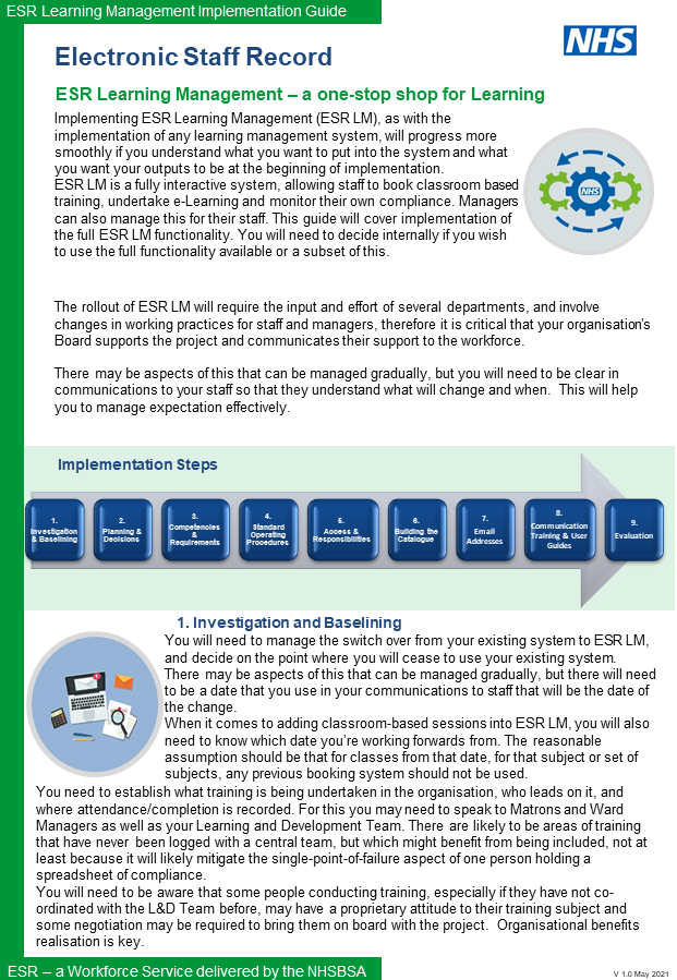 General Overview Esr Hub Nhs Electronic Staff Record