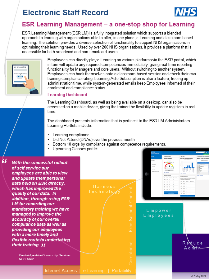 Learning Management Promotional Guide